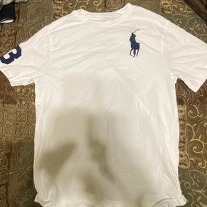 Boys white Ralph Lauren T-Shirt